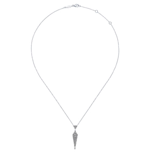 Silver Shadow Play Diamond Necklace