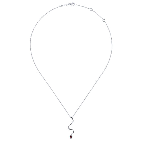 Silver Shadow Play Diamond Necklace