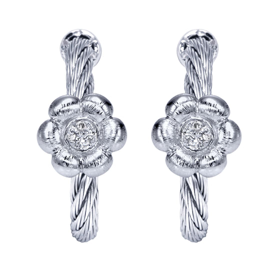 Gabriel - Silver-Stainless Steel 20mm Classic Hoop Earrings