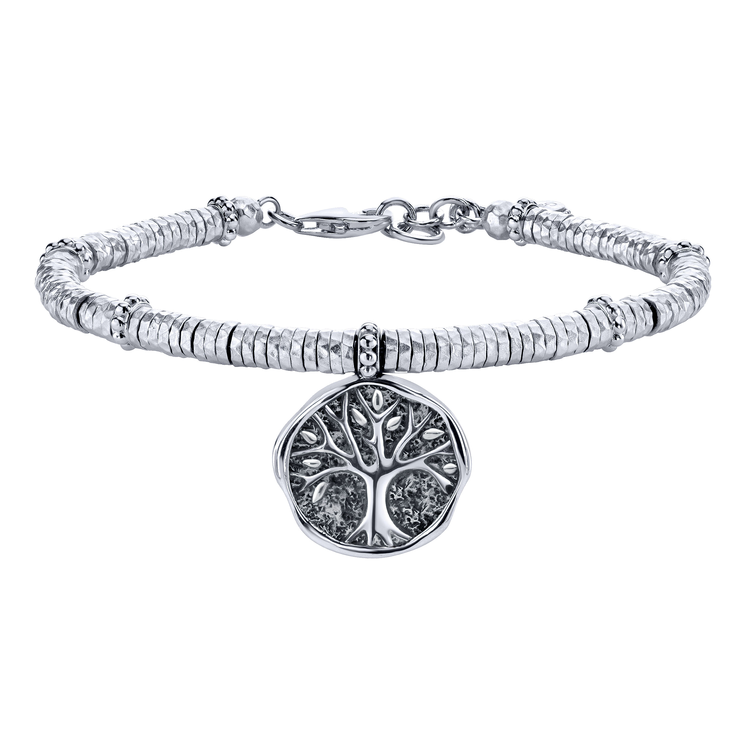 Silver-Stainless Steel Fashion Bracelet