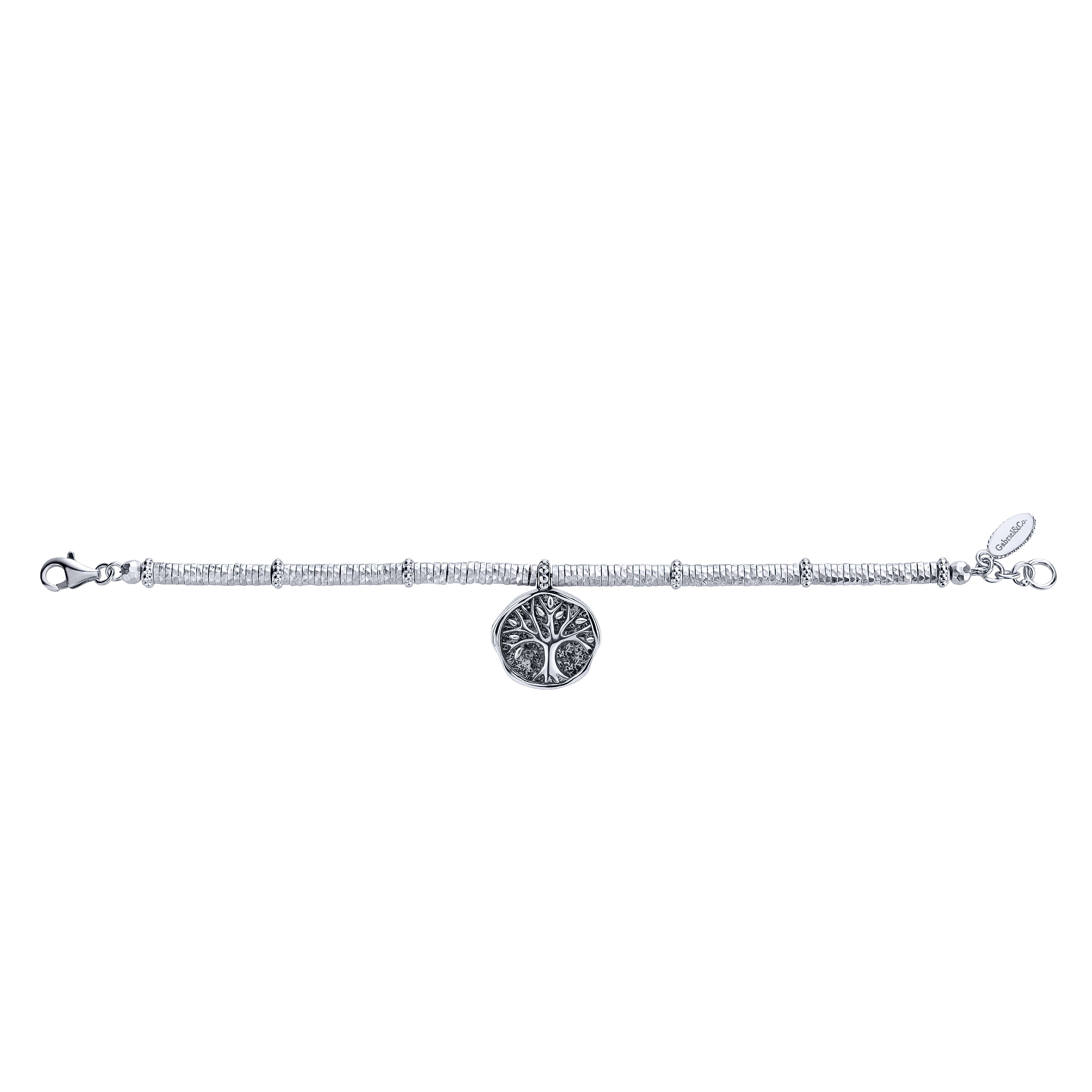 Silver-Stainless Steel Fashion Bracelet