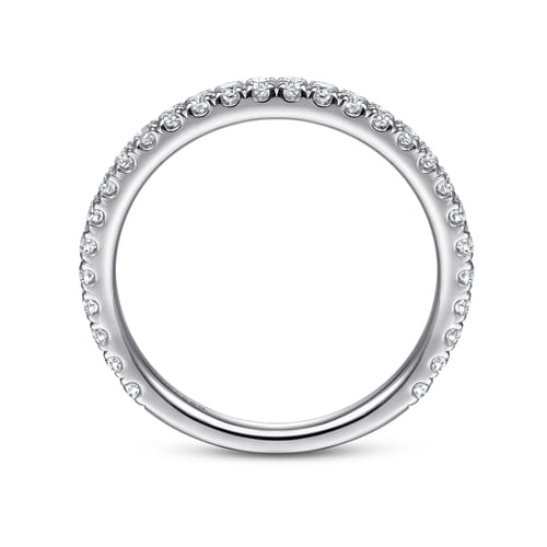 Stackable Ring 14K White Gold Diamond 0.4ct