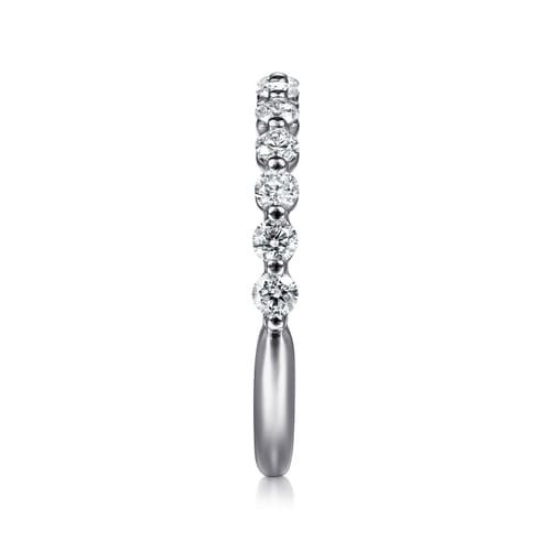 Stackable Ring 14K White Gold Diamond 0.5ct