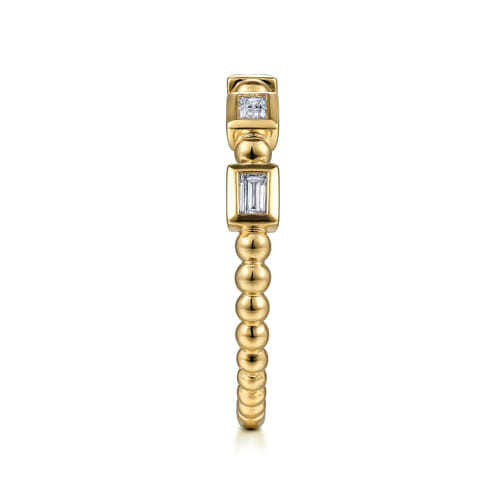 Stackable Ring 14K Yellow Gold Diamond 0.25ct Stackable Ring 14K Yellow Gold Diamond 0.25ct
