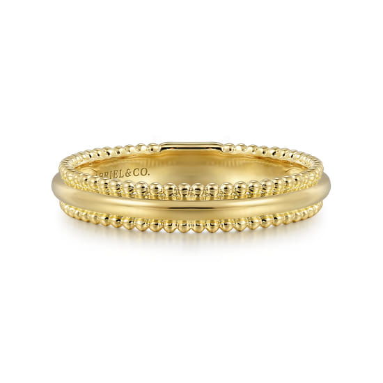 Stackable Ring 14K Yellow Gold Diamond Bujukan Stackable Ring 14K Yellow Gold Diamond Bujukan