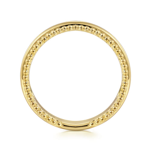 Stackable Ring 14K Yellow Gold Diamond Bujukan