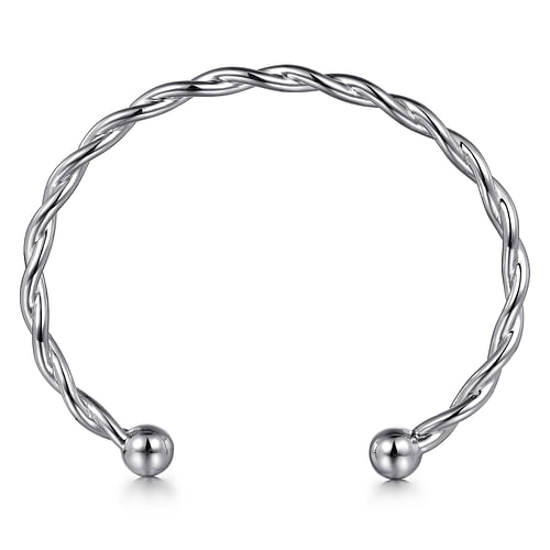 Sterling Silver Twisted Cuff Bracelet