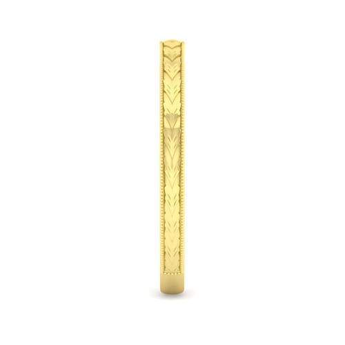Vintage 14K Yellow Gold Matching Wedding Band