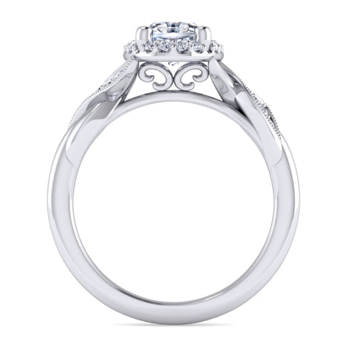 Vintage Inspired Platinum Oval Halo Diamond Engagement Ring Vintage Inspired Platinum Oval Halo Diamond Engagement Ring