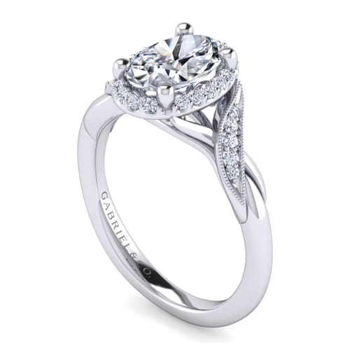 Vintage Inspired Platinum Oval Halo Diamond Engagement Ring Vintage Inspired Platinum Oval Halo Diamond Engagement Ring