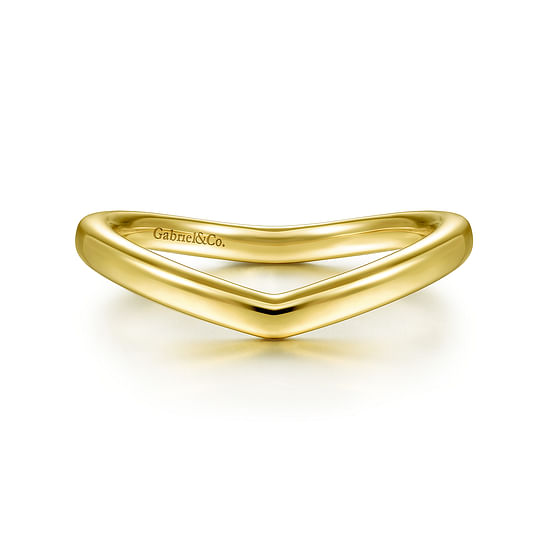 Gabriel - Yellow Plated 925 Sterling Silver Matching Wedding Band