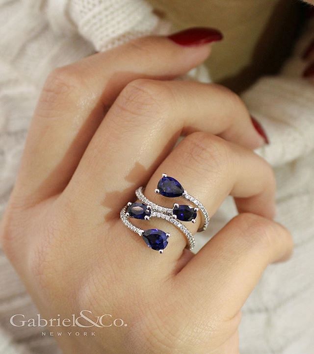 Sapphire outlet wrap ring