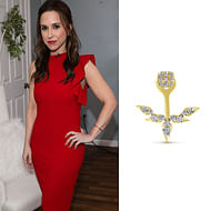  Actress Lacey Chabert wearing Gabriel NY on a episode of Home & Family.