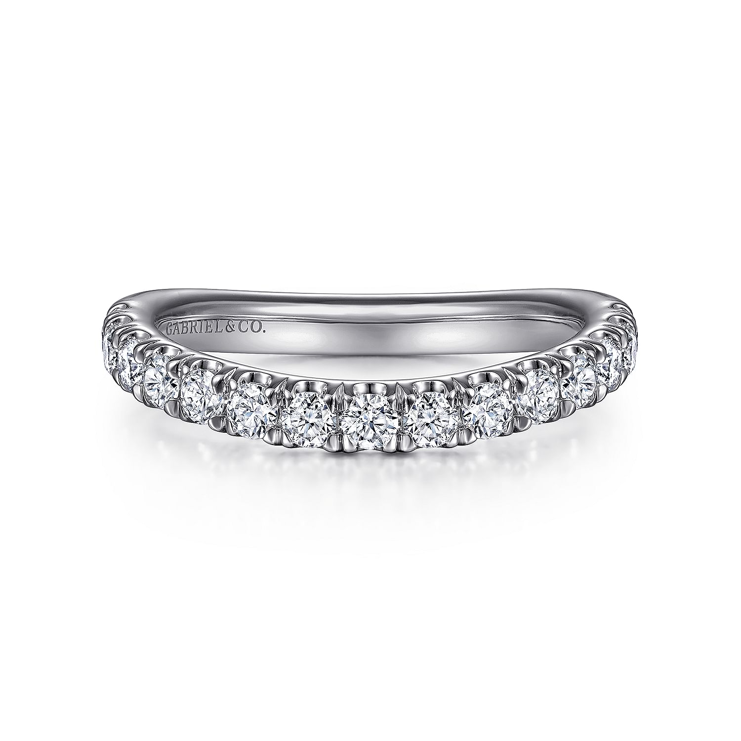 Gabriel - 14K White Gold Diamond Matching Wedding Band