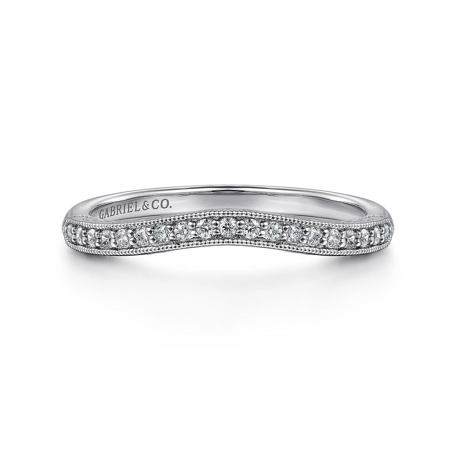 Gabriel - 14K White Gold Matching Wedding Band