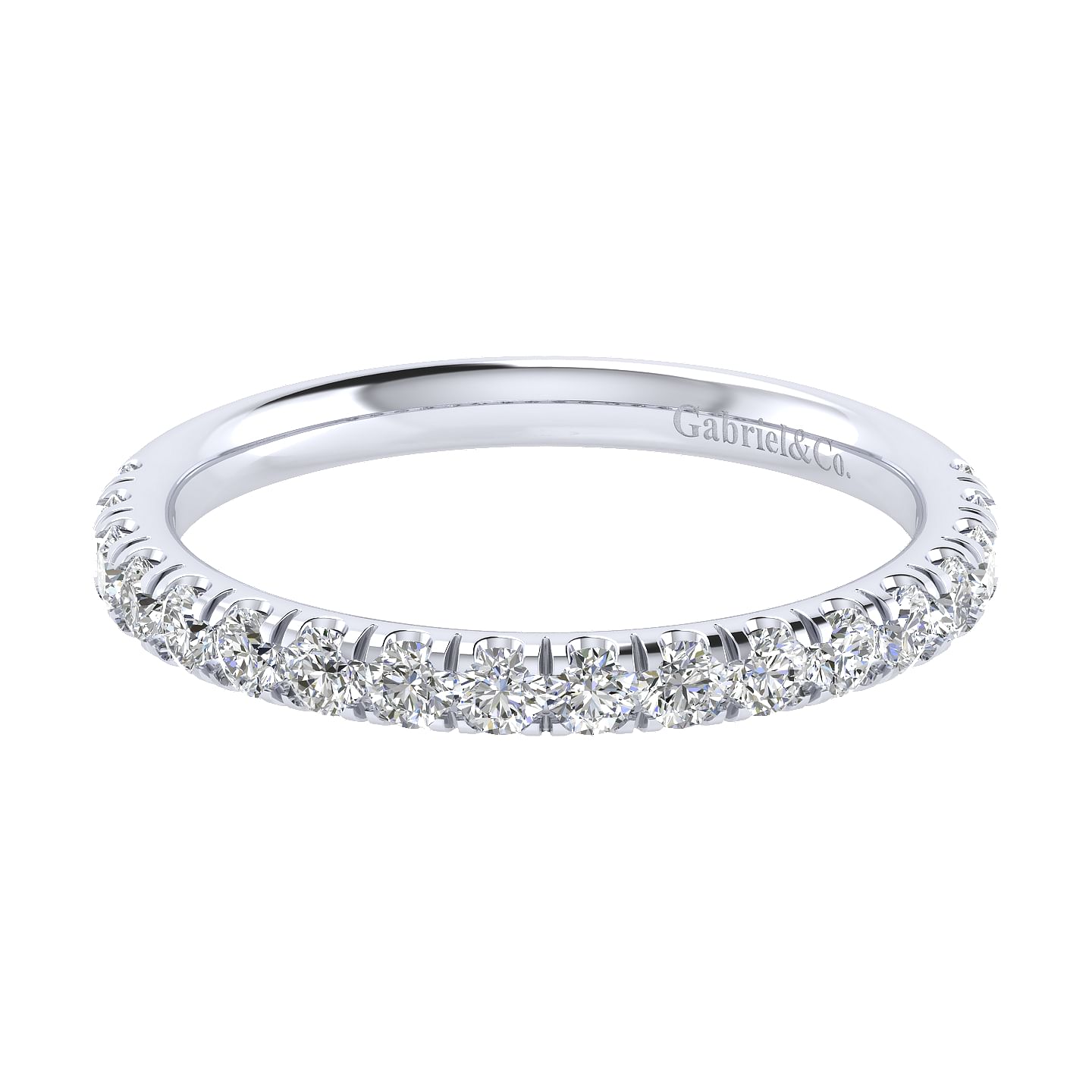 Gabriel - 14K White Gold Matching Wedding Band