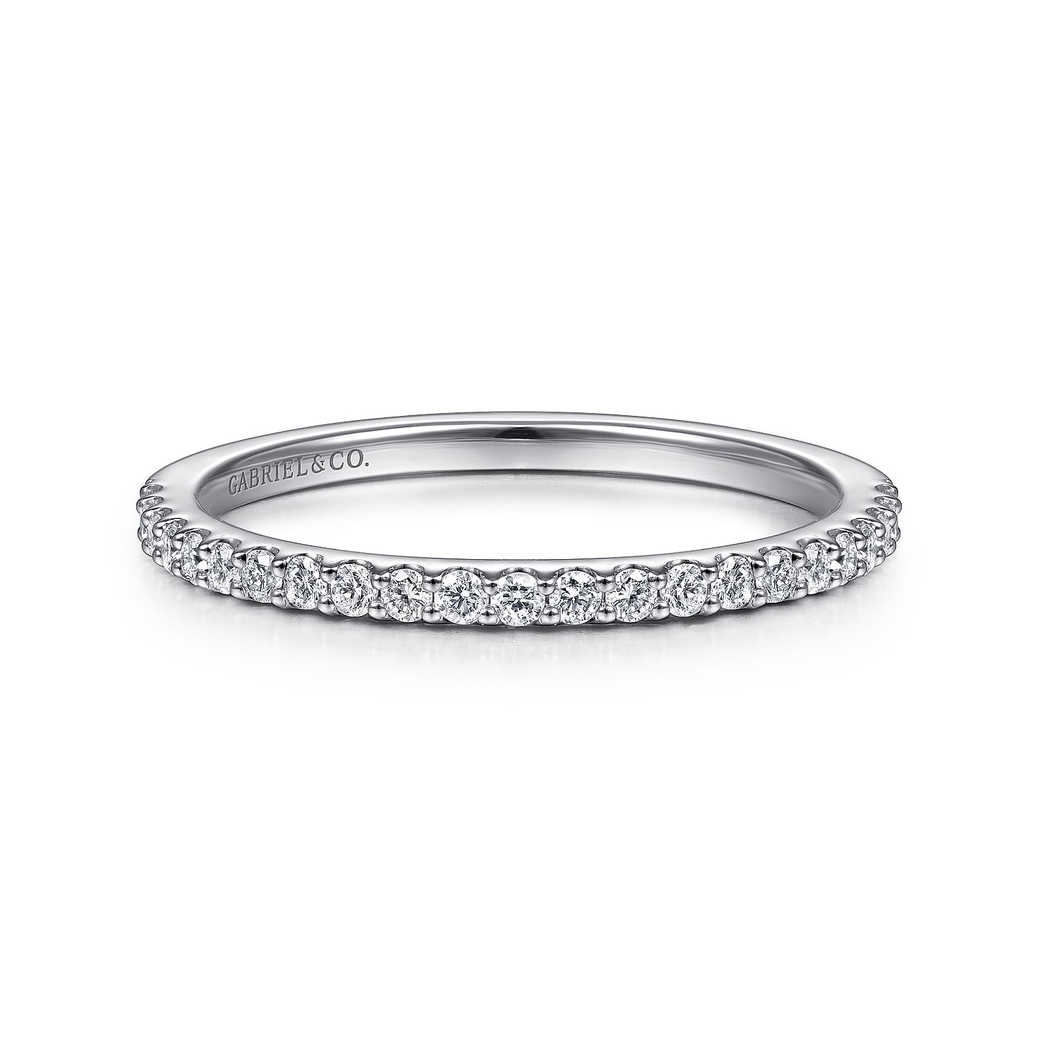 Gabriel - 14K White Gold Matching Wedding Band