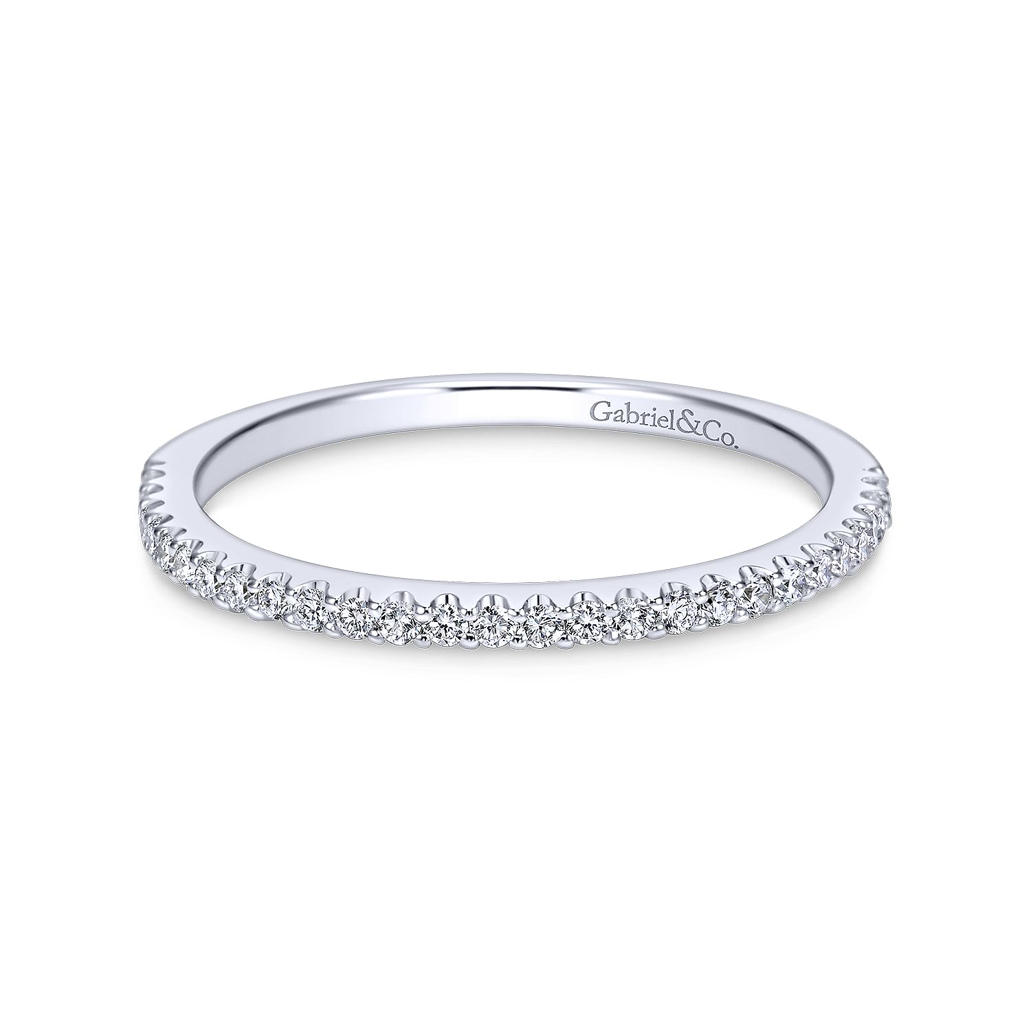 Gabriel - 14K White Gold Matching Wedding Band