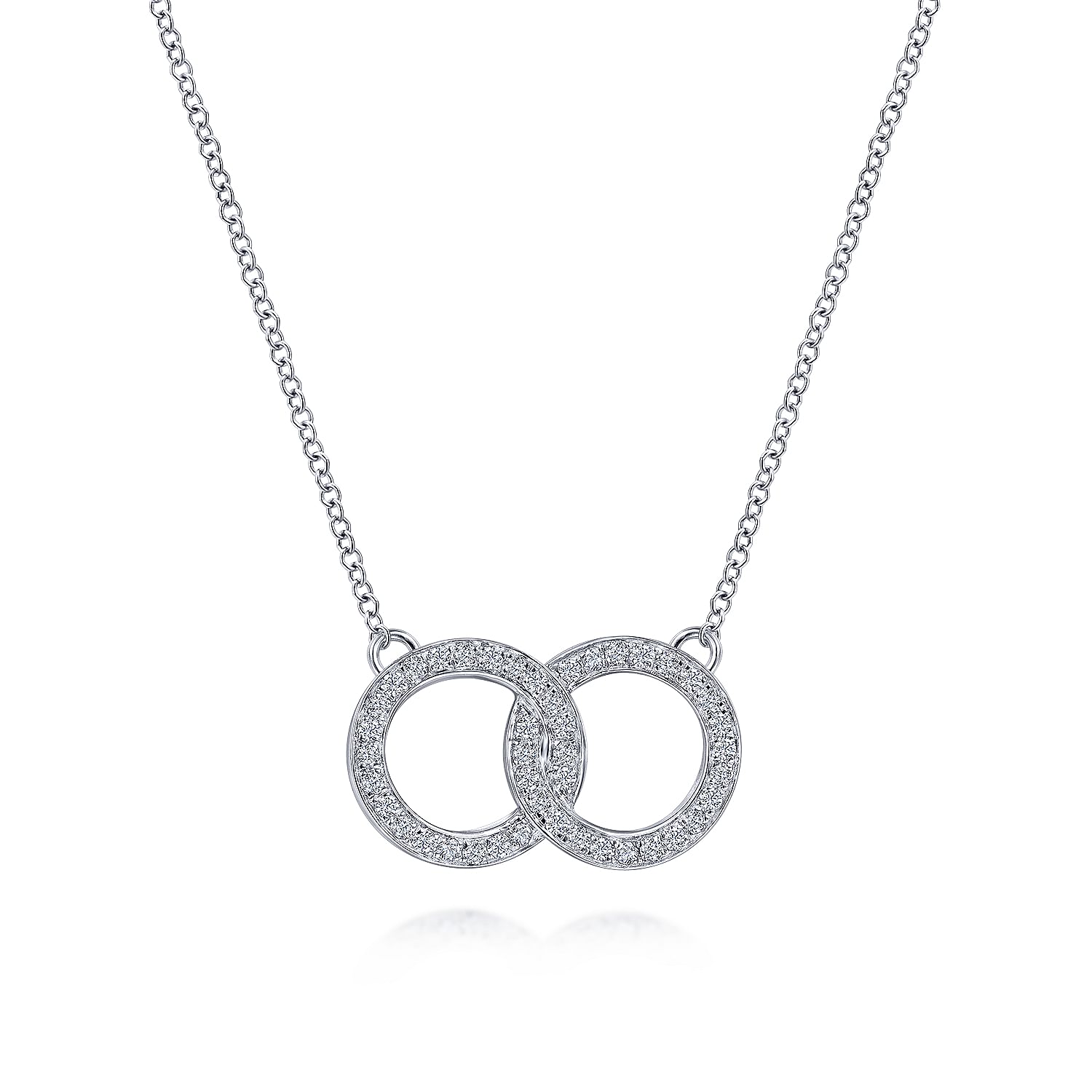 interlocking circle pendant