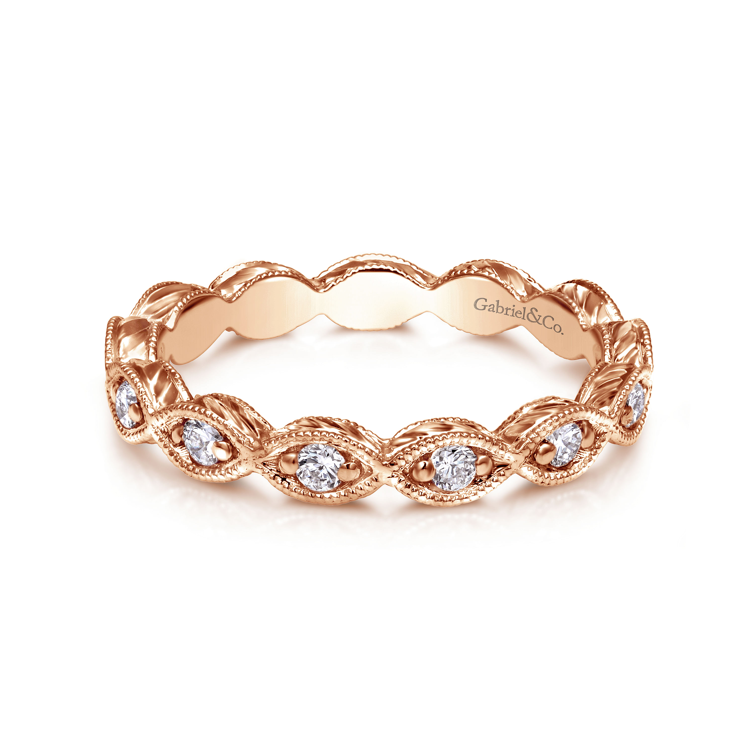 14k Pink Gold Diamond Midi 14k Pink Gold Diamond Midi