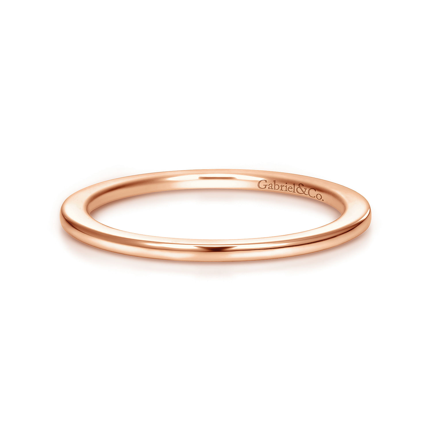 14k Pink Gold Straight 14k Pink Gold Straight
