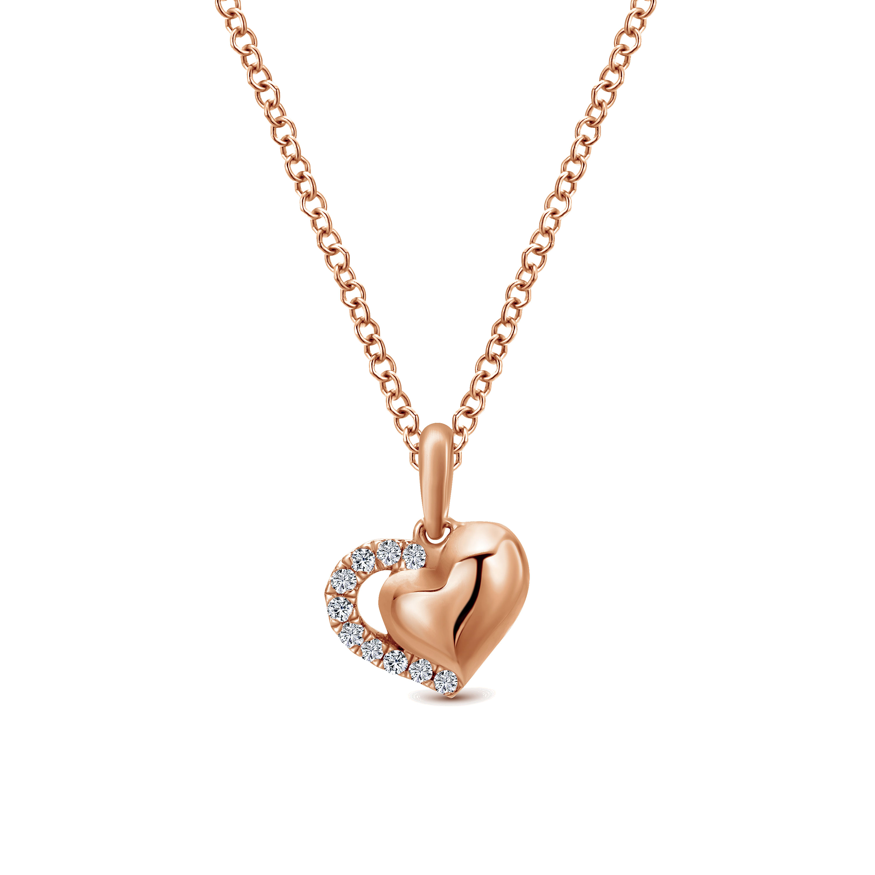 14k Rose Gold Heart 14k Rose Gold Heart