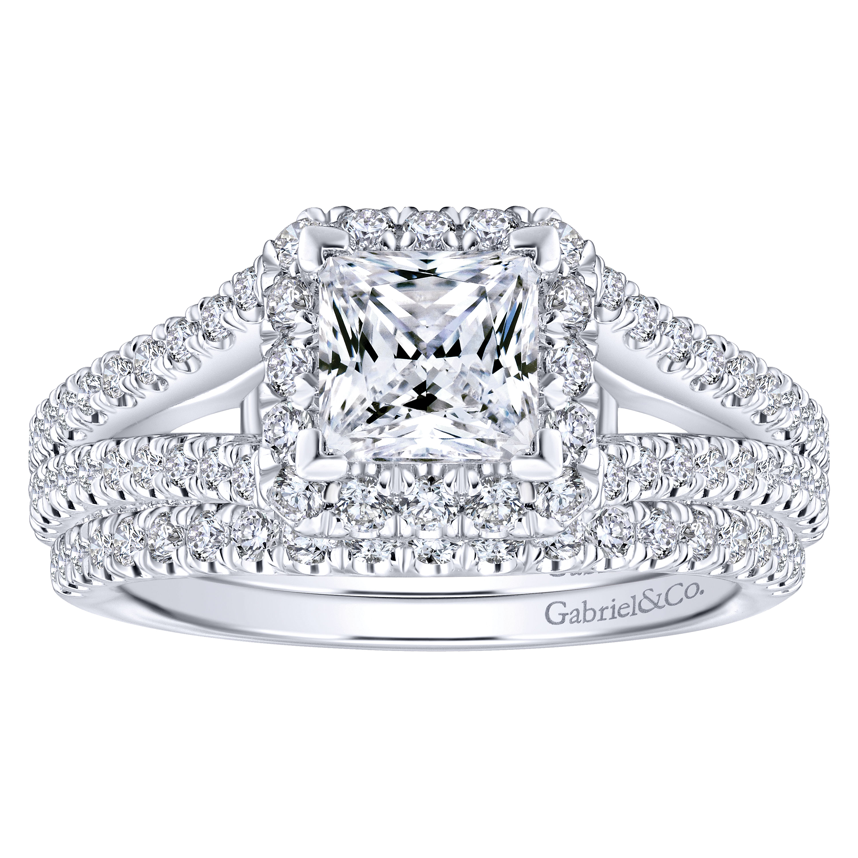 14k White Gold Contemporary Curved Wedding Band angle 4 14k White Gold Contemporary Curved Wedding Band angle 4