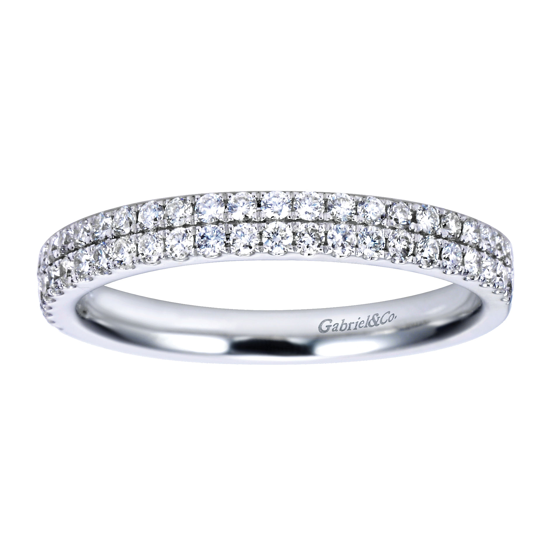 14k White Gold Contemporary Fancy Anniversary Band angle 5 14k White Gold Contemporary Fancy Anniversary Band angle 5