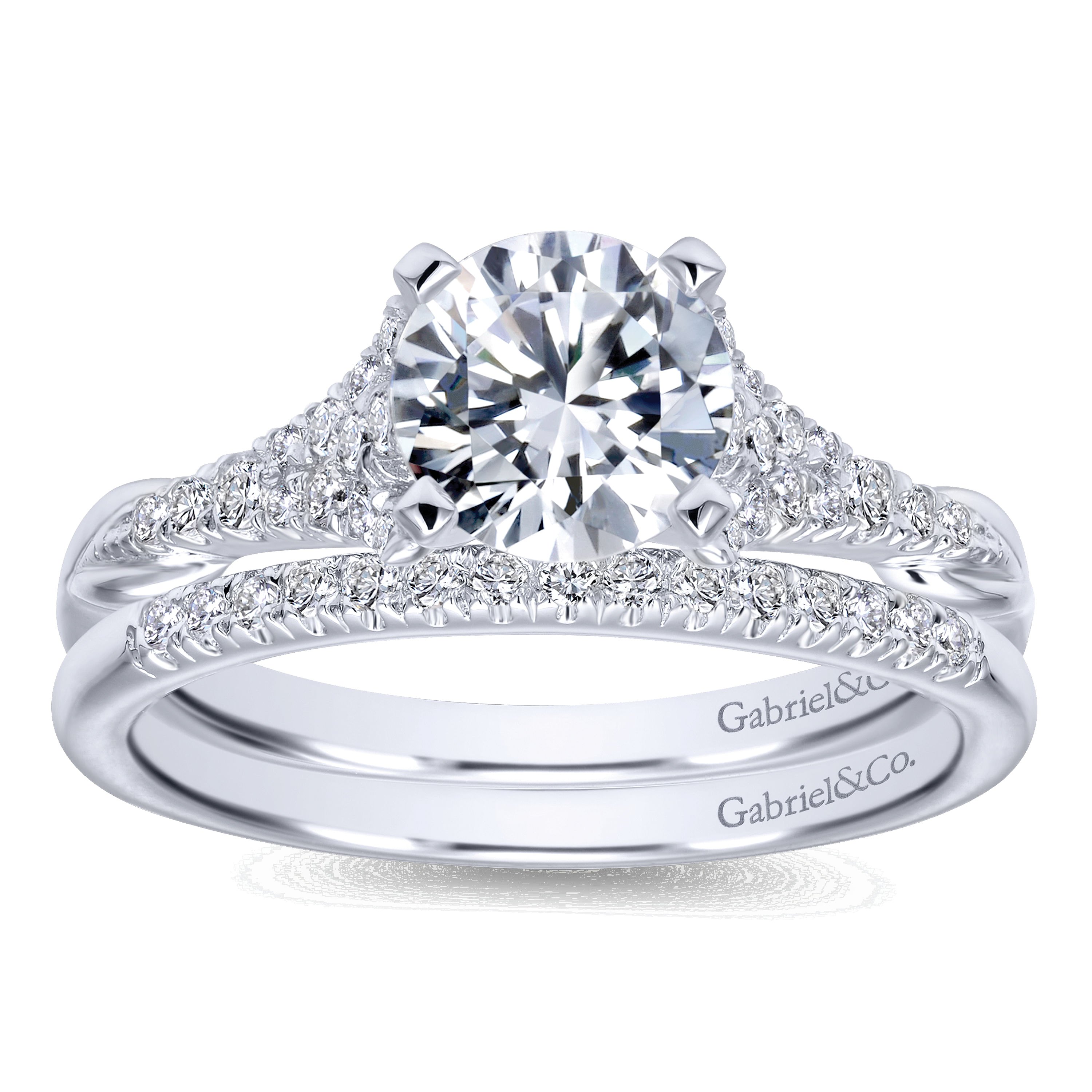 14k White Gold Contemporary Straight Wedding Band angle 4 14k White Gold Contemporary Straight Wedding Band angle 4