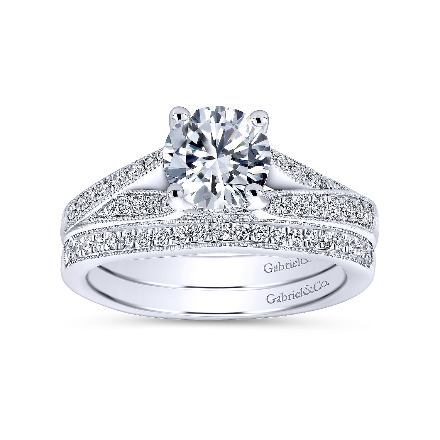 14k White Gold Contemporary Straight Wedding Band angle 4 14k White Gold Contemporary Straight Wedding Band angle 4