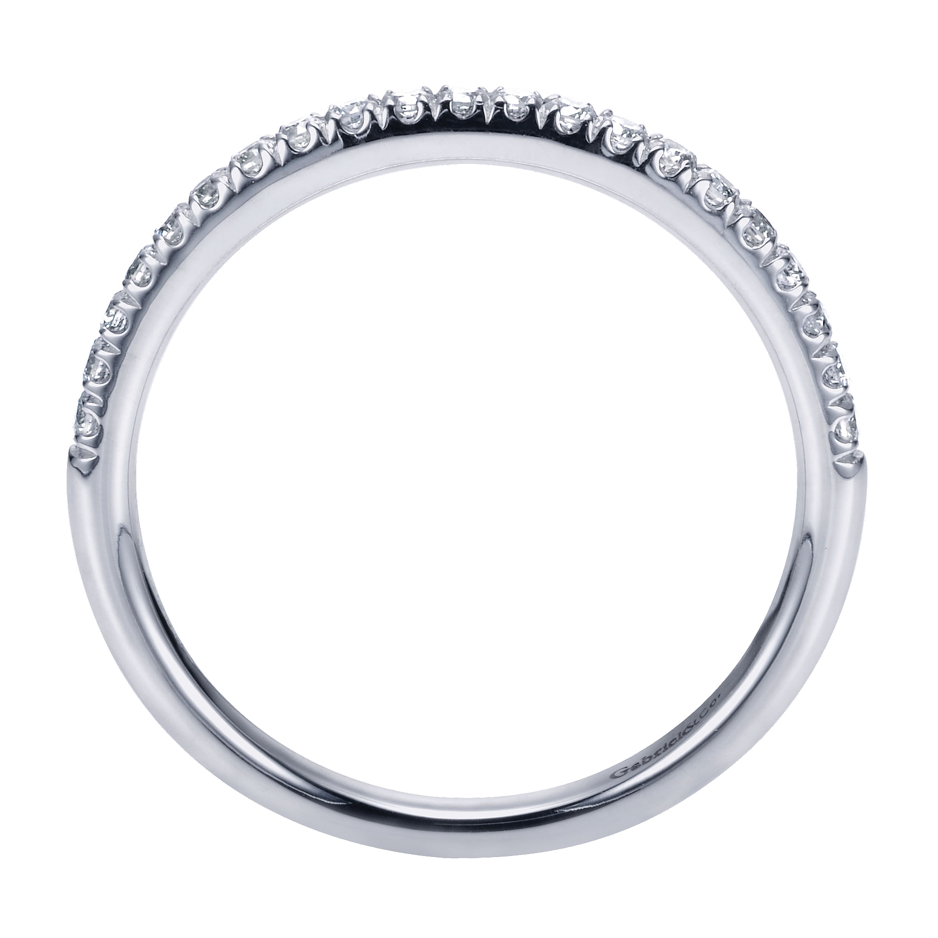 14k White Gold Contemporary Straight Wedding Band angle 2 14k White Gold Contemporary Straight Wedding Band angle 2