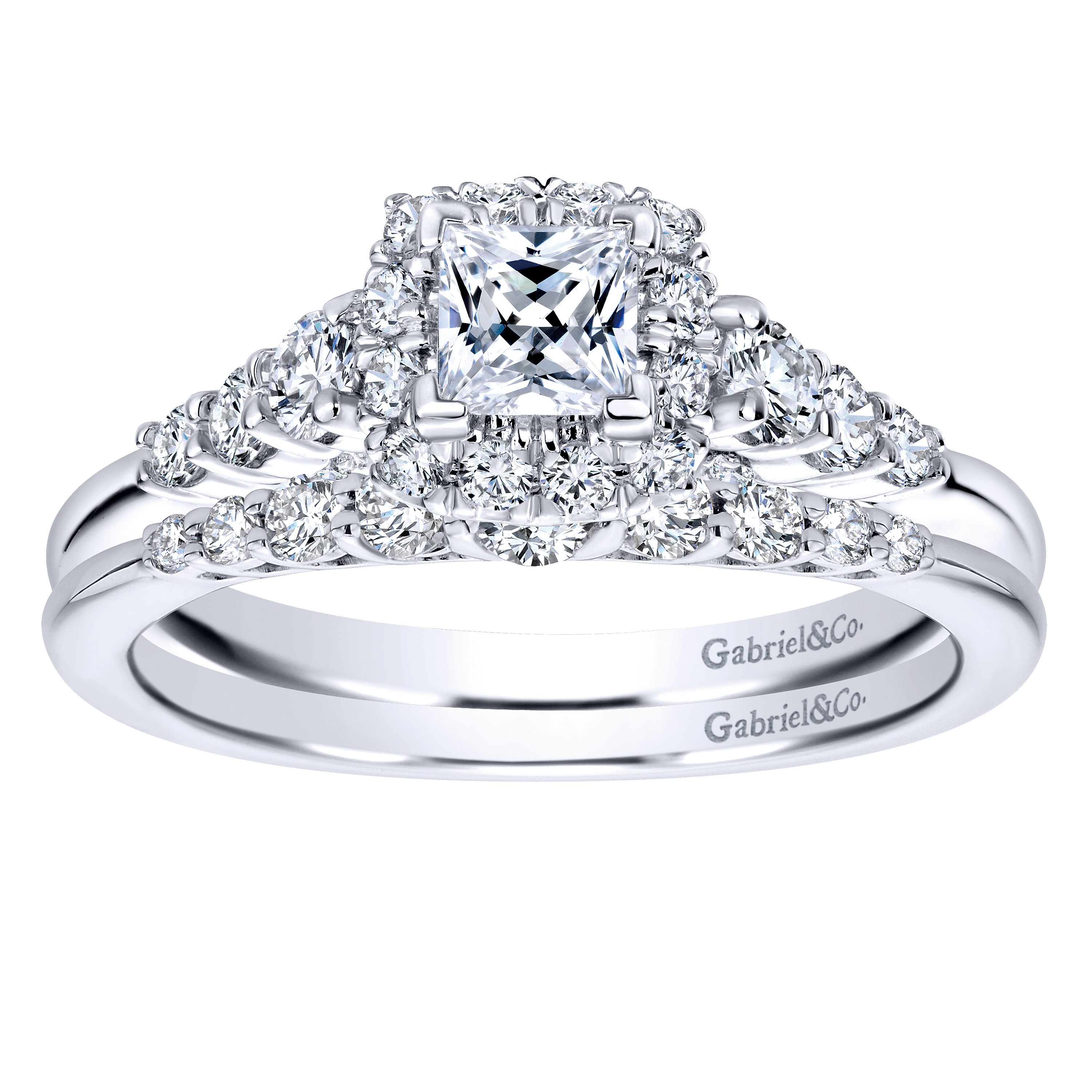 14k White Gold Contemporary Straight Wedding Band angle 4 14k White Gold Contemporary Straight Wedding Band angle 4