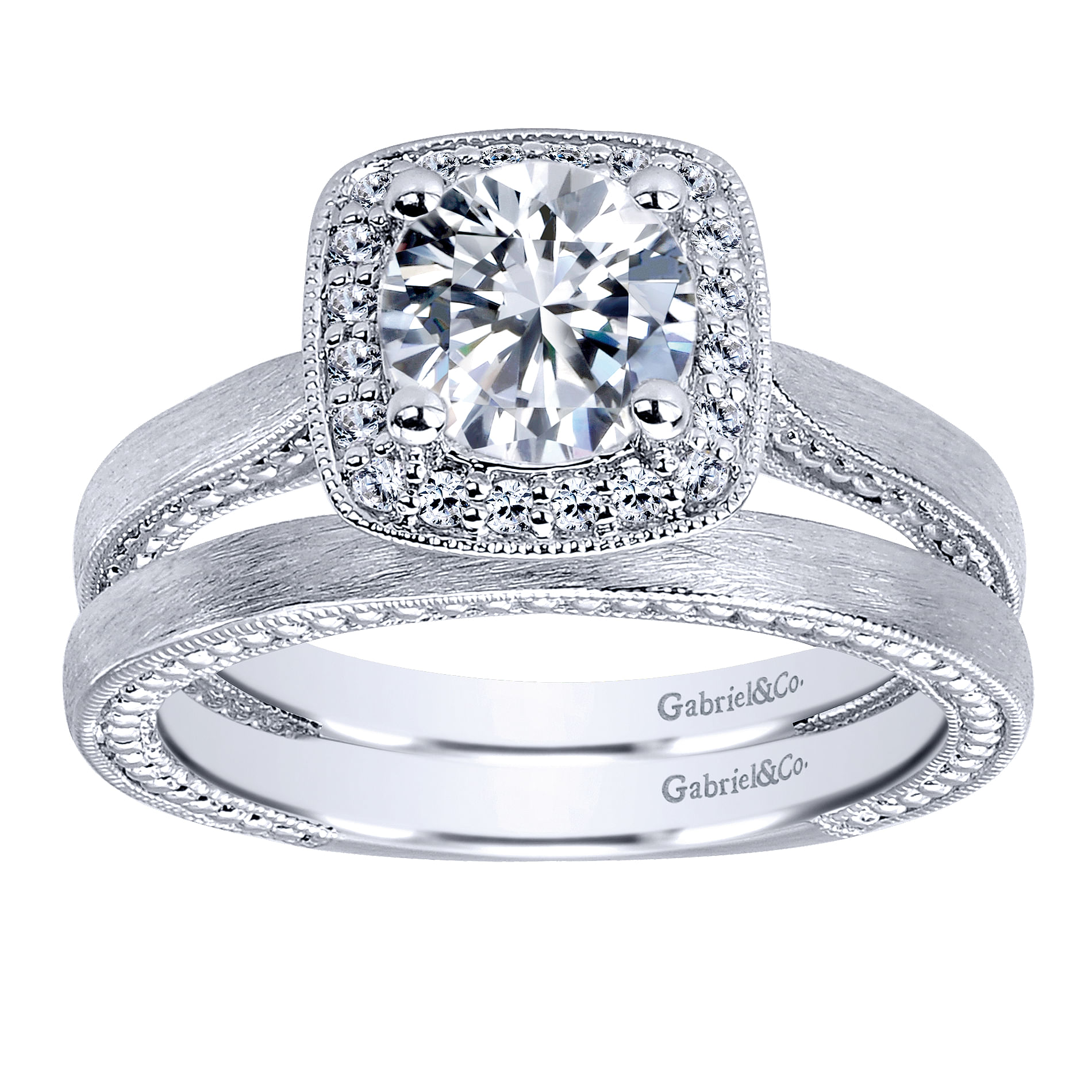 14k White Gold Curved Wedding Band angle 4 14k White Gold Curved Wedding Band angle 4