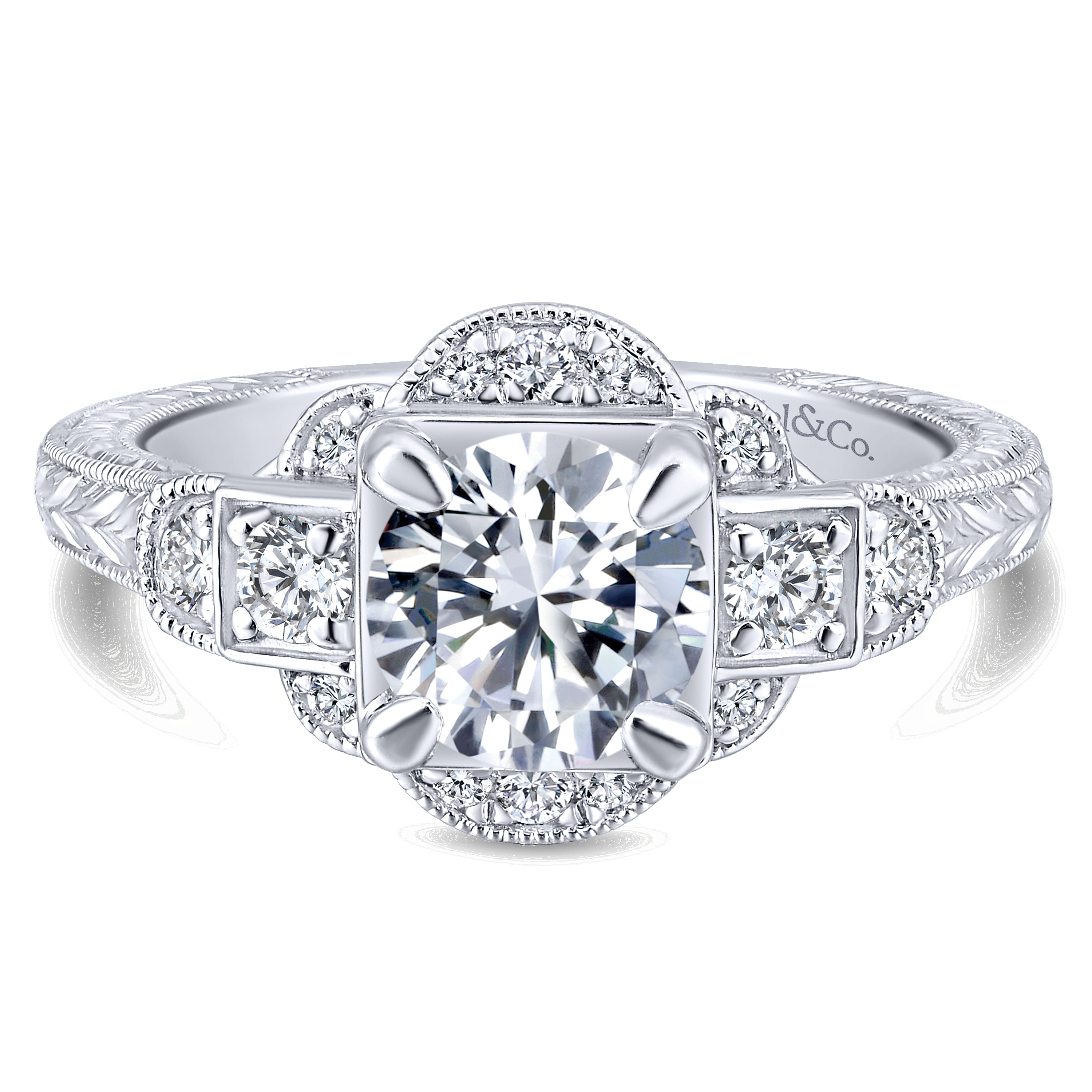 14k White Gold Diamond 3 Stones 14k White Gold Diamond 3 Stones