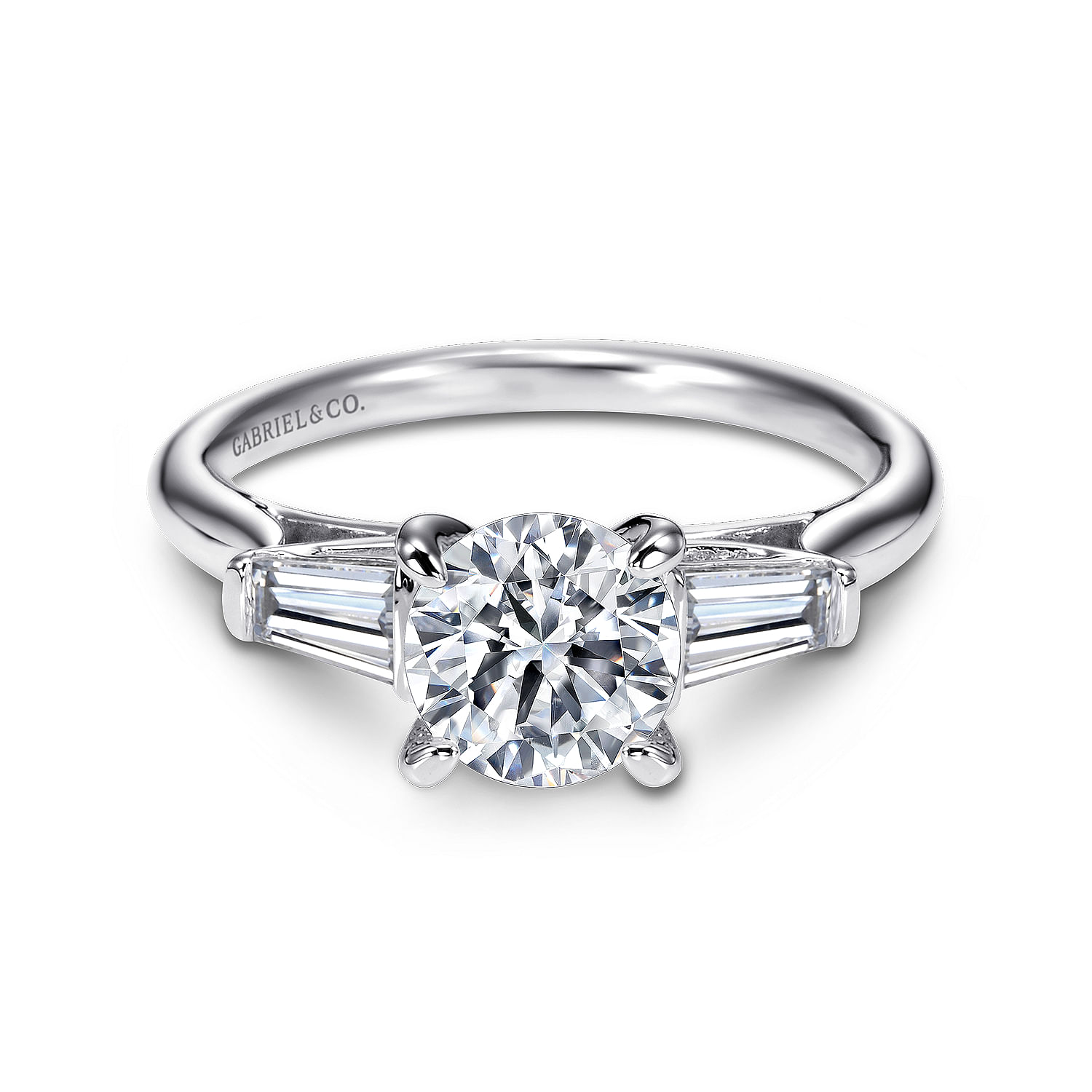14k White Gold Diamond 3 Stones 14k White Gold Diamond 3 Stones
