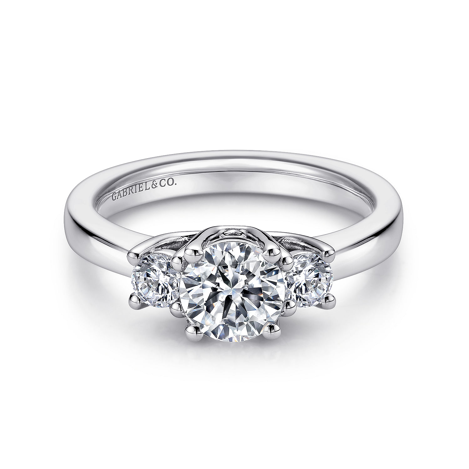 14k White Gold Diamond 3 Stones 14k White Gold Diamond 3 Stones
