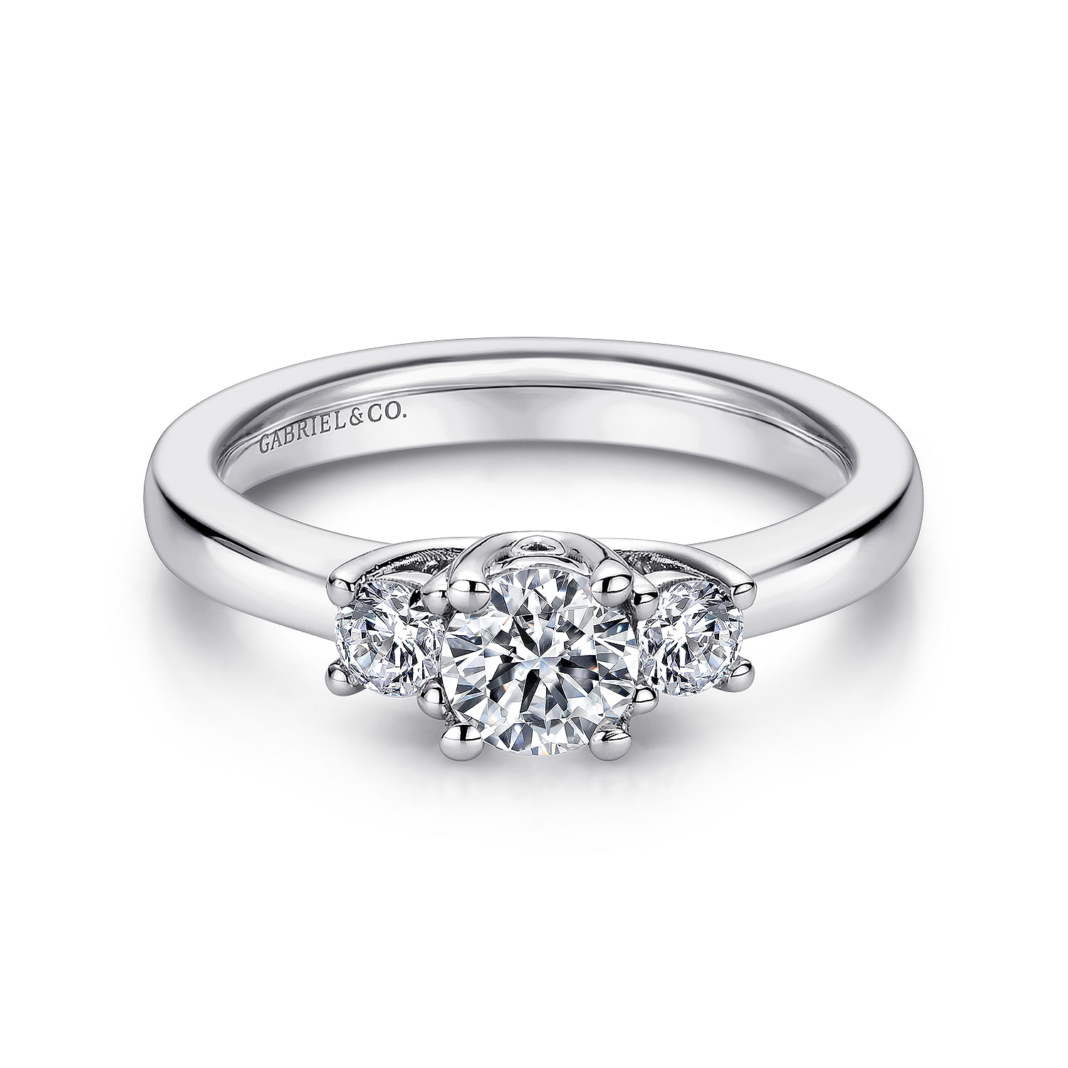 14k White Gold Diamond 3 Stones 14k White Gold Diamond 3 Stones