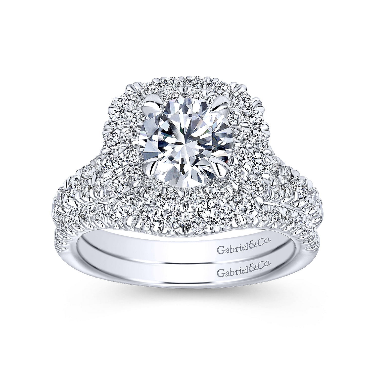 14k White Gold Diamond Curved Wedding Band angle 4 14k White Gold Diamond Curved Wedding Band angle 4