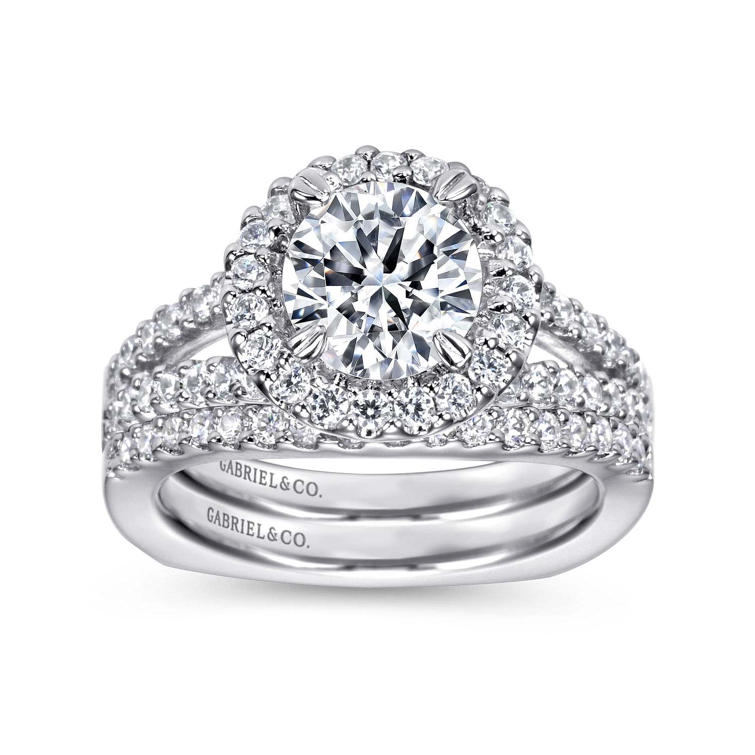 14k White Gold Diamond Curved Wedding Band angle 4 14k White Gold Diamond Curved Wedding Band angle 4