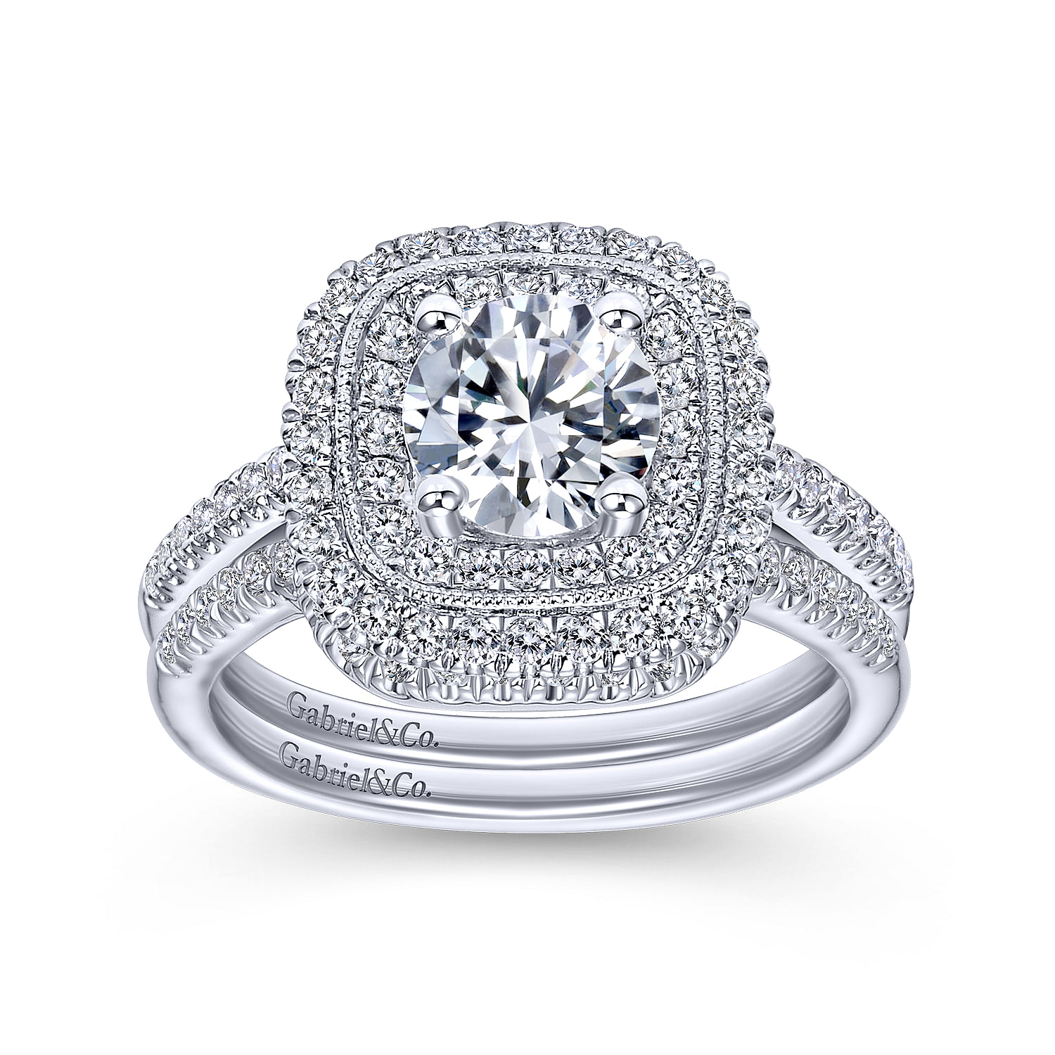 14k White Gold Diamond Curved Wedding Band angle 4 14k White Gold Diamond Curved Wedding Band angle 4
