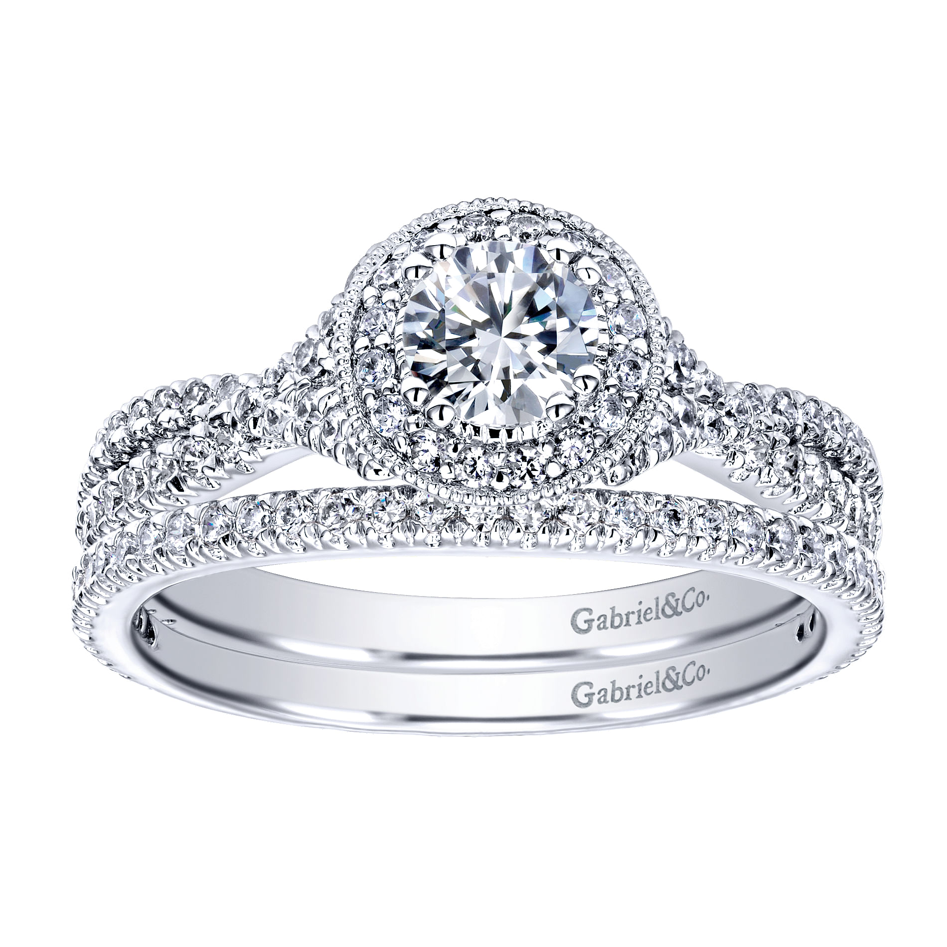 14k White Gold Diamond Curved Wedding Band angle 4 14k White Gold Diamond Curved Wedding Band angle 4