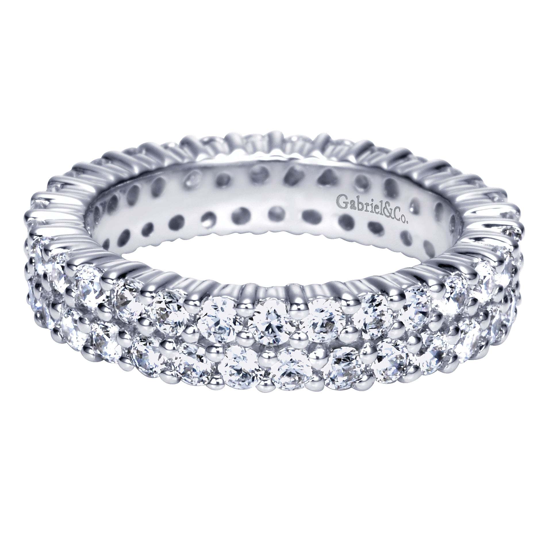 14k White Gold Diamond Eternity Band 14k White Gold Diamond Eternity Band