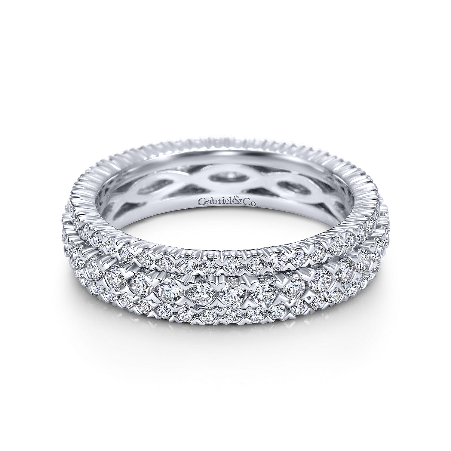 14k White Gold Diamond Eternity Band 14k White Gold Diamond Eternity Band