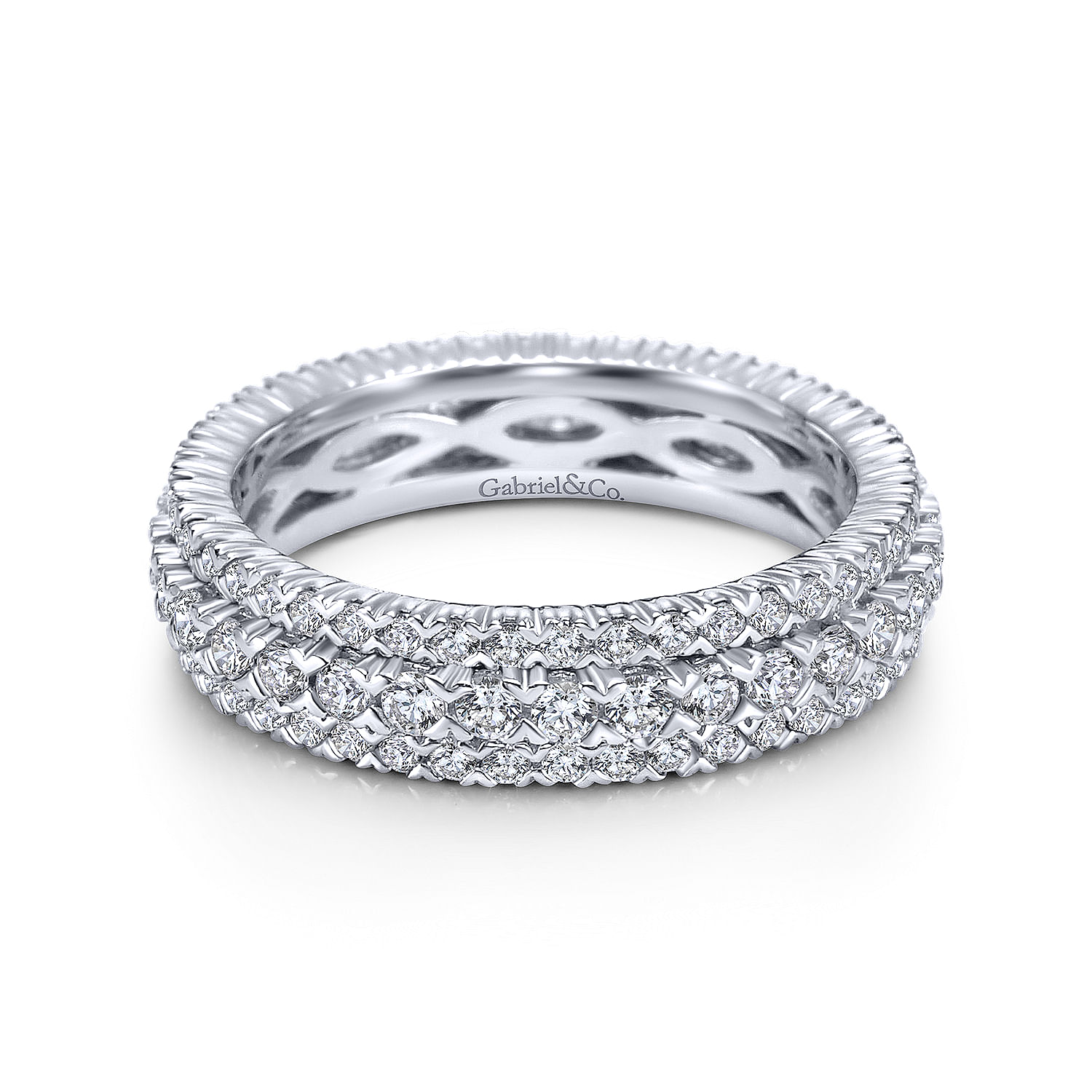 14k White Gold Diamond Eternity Band 14k White Gold Diamond Eternity Band