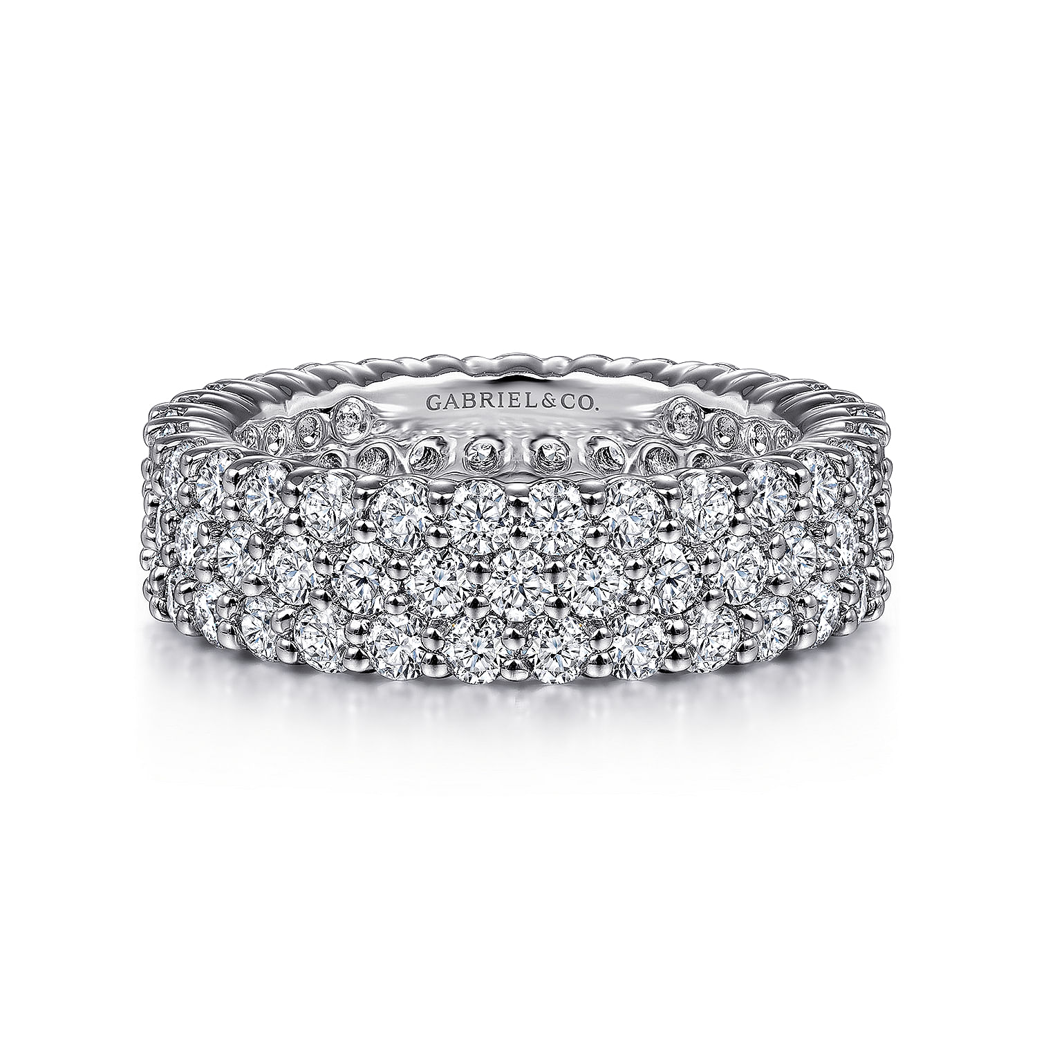 14k White Gold Diamond Eternity Band 14k White Gold Diamond Eternity Band
