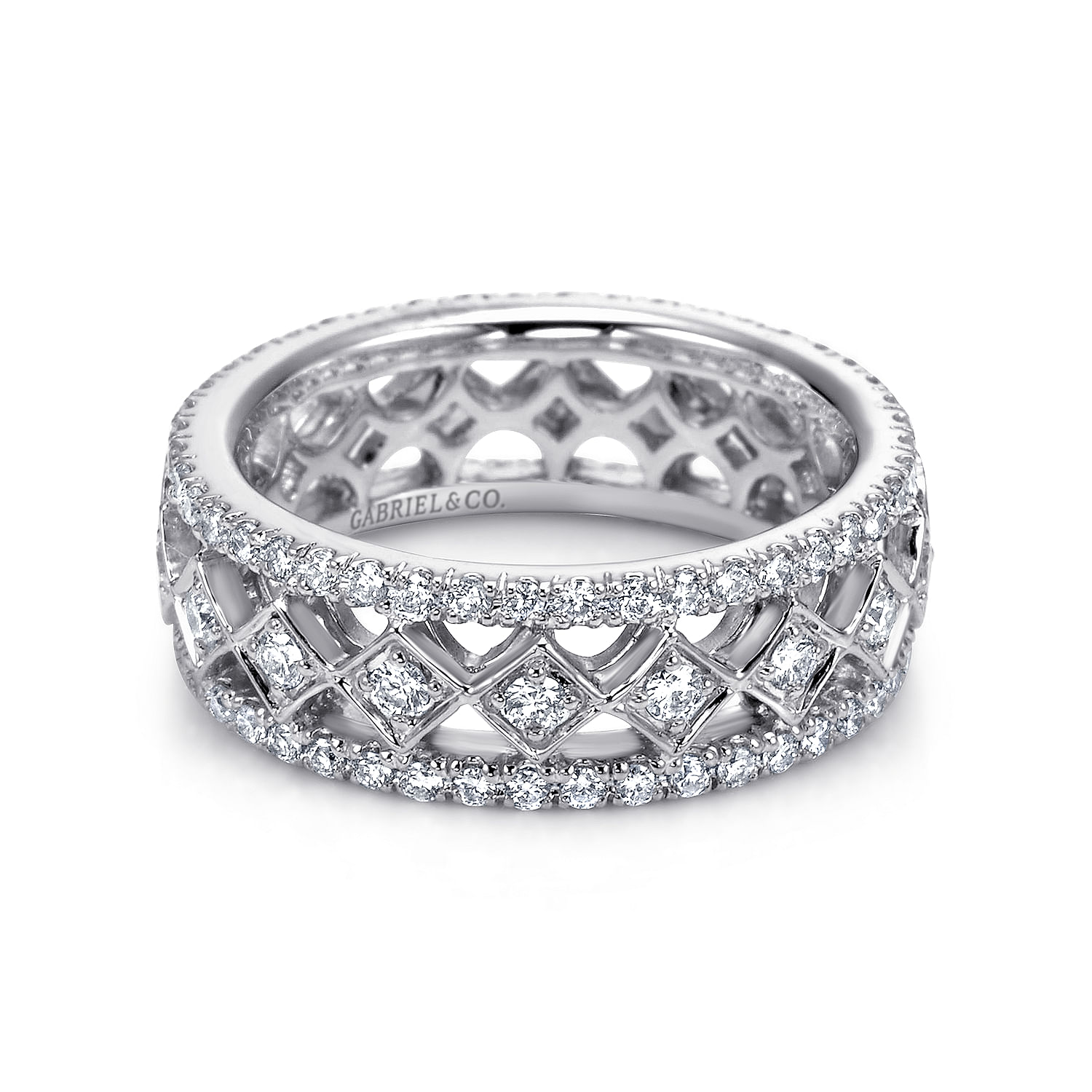 14k White Gold Diamond Eternity Band 14k White Gold Diamond Eternity Band