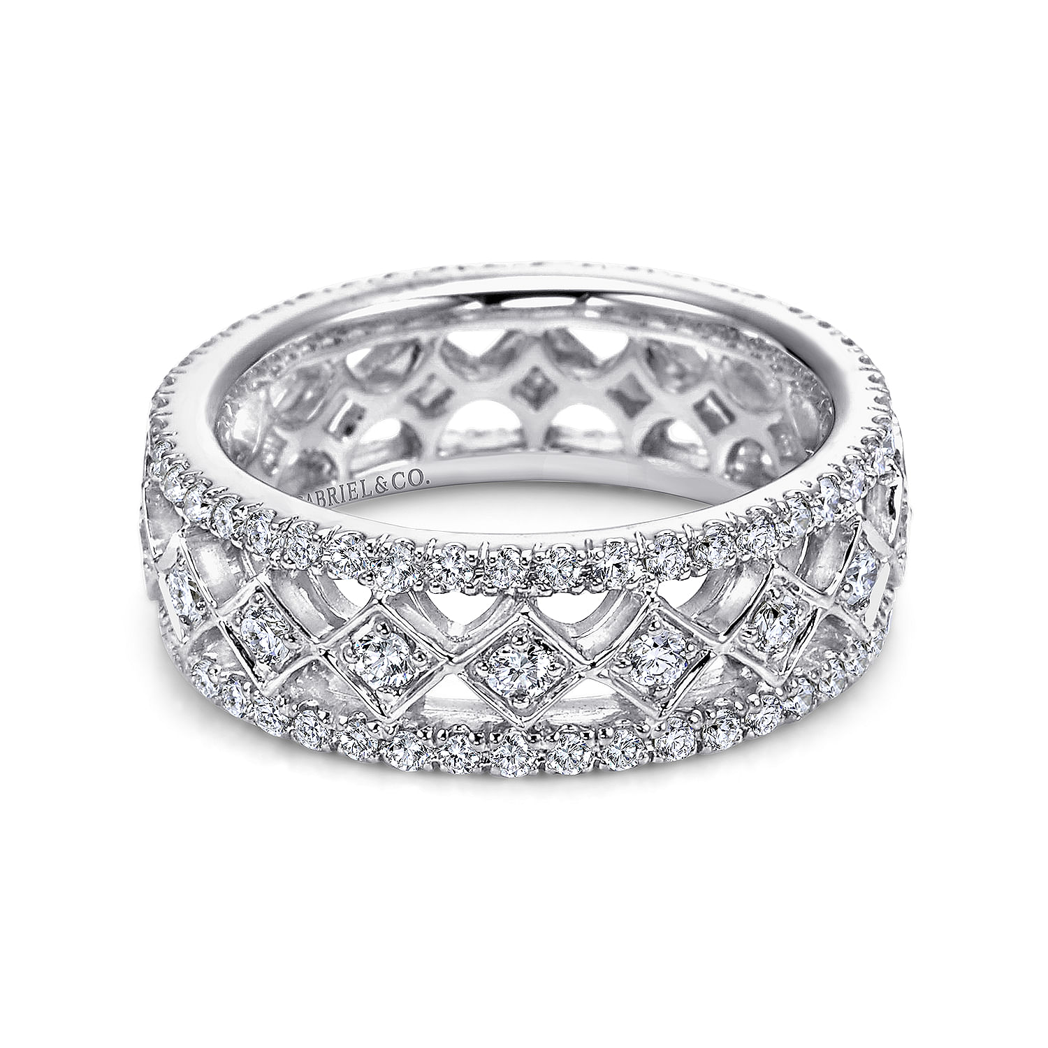 14k White Gold Diamond Eternity Band 14k White Gold Diamond Eternity Band