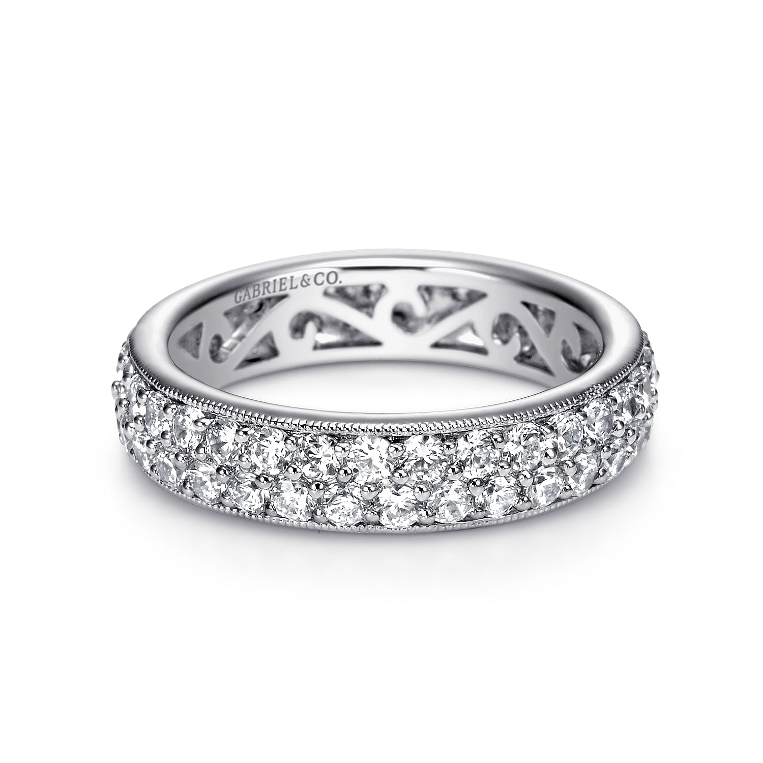 14k White Gold Diamond Eternity Band 14k White Gold Diamond Eternity Band