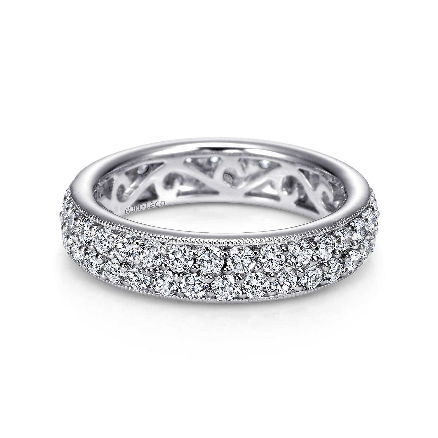 14k White Gold Diamond Eternity Band 14k White Gold Diamond Eternity Band