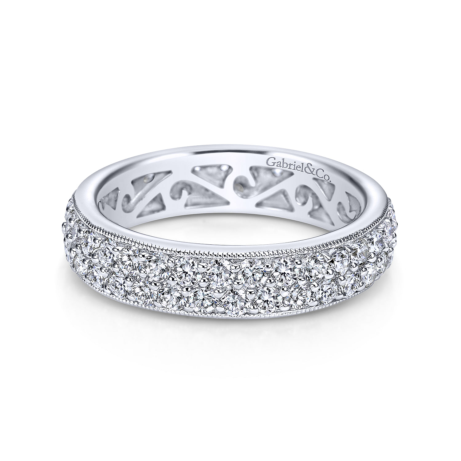 14k White Gold Diamond Eternity Band 14k White Gold Diamond Eternity Band